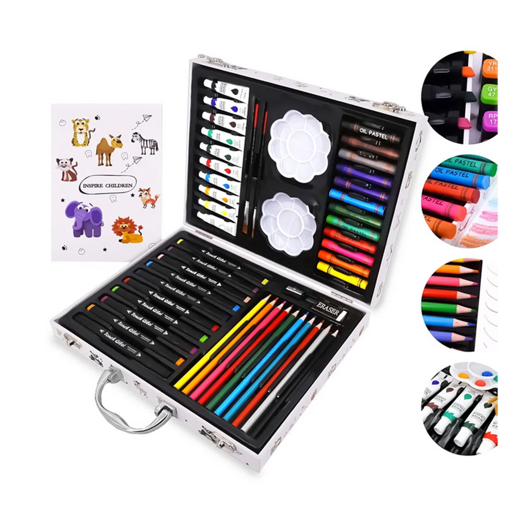 SET DE ARTE EN MALETA MADERA            